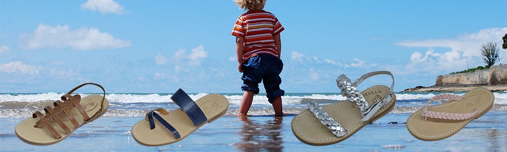 Collezione Bambino | Caprisandals |Sandali Artigianali in vera pelle.